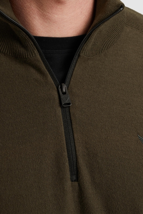 PME legend half zip collar cotton